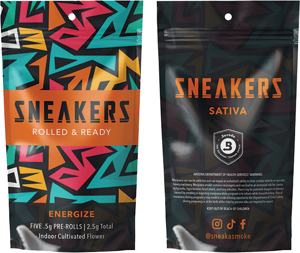 Sneakers Sativa Pre Rolls for Energy